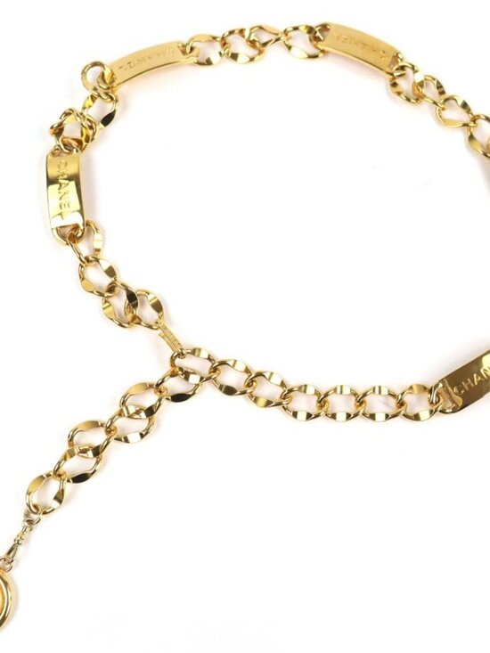 Chanel CC Logo Coin Motif Plate Chain main image 5